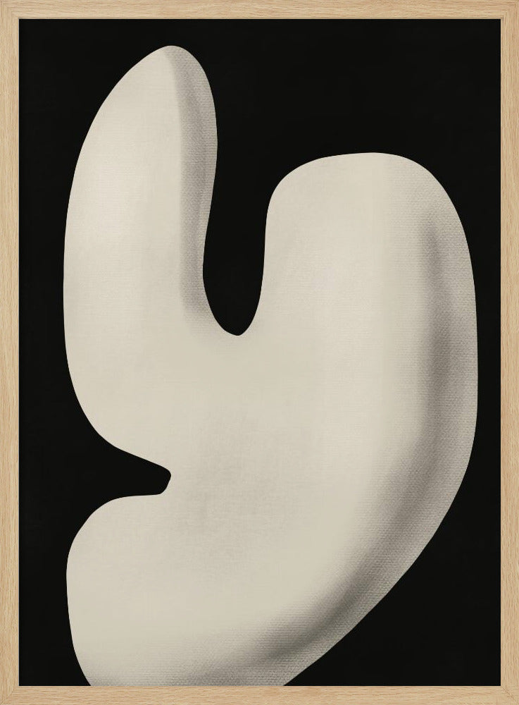 Abstract White Sculpture Y | Poster