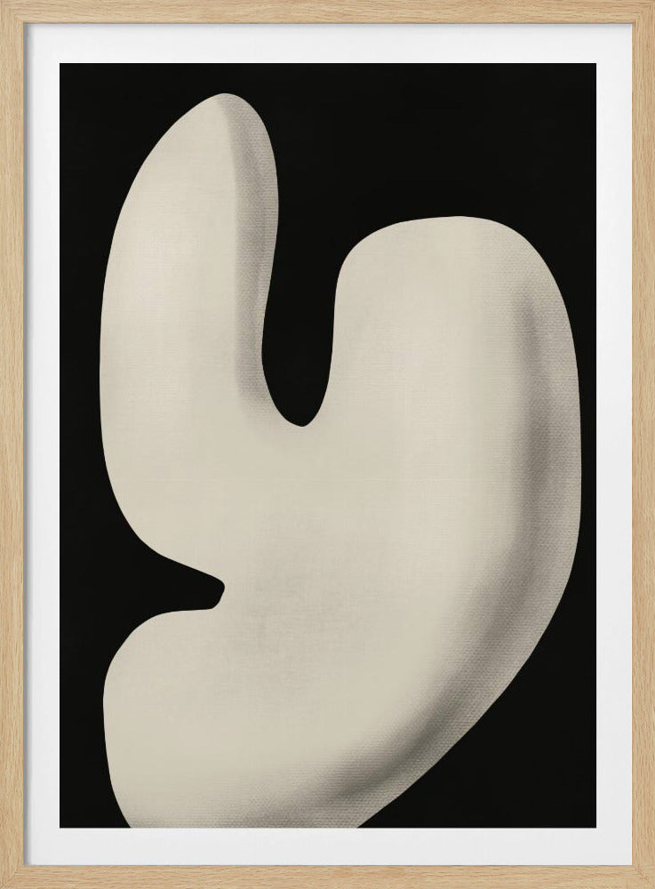 Abstract White Sculpture Y | Poster