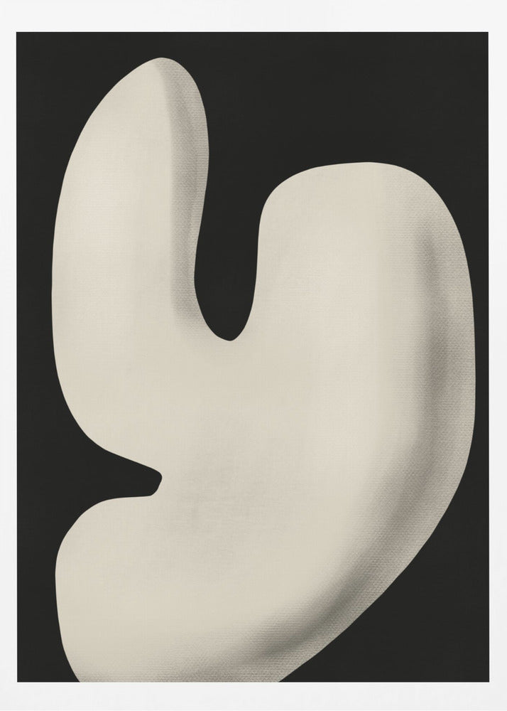 Abstract White Sculpture Y | Poster