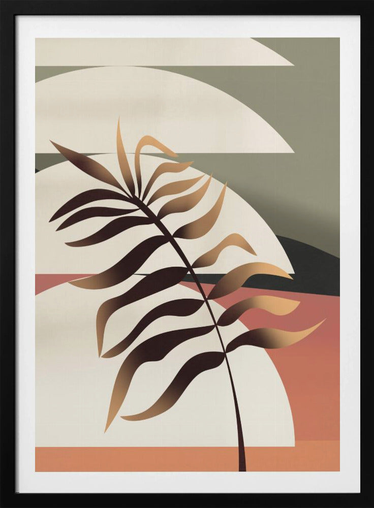 Glowing Palm Leaf | Poster