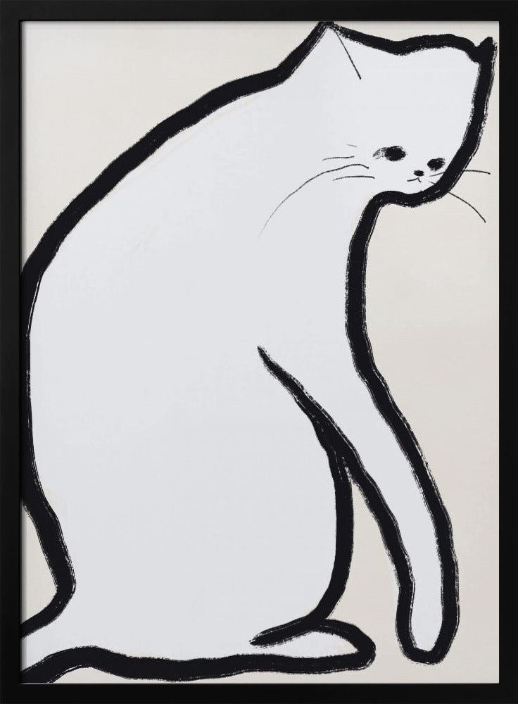 White cat | Poster