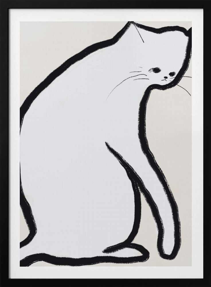 White cat | Poster