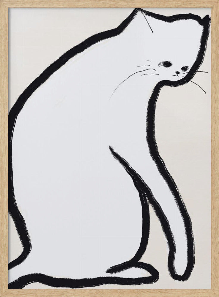 White cat | Poster