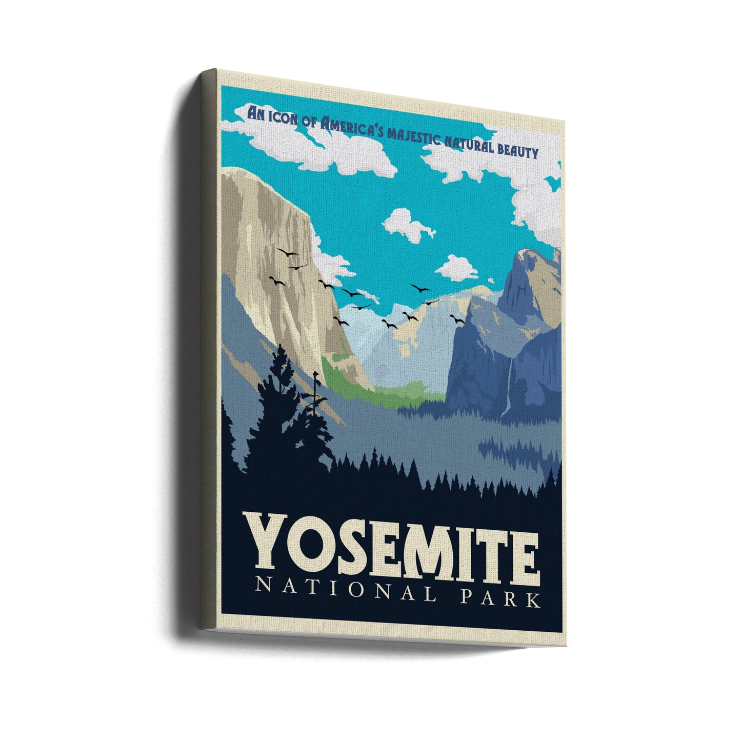 Impresión de viaje al Parque Nacional de Yosemite | Impresiones en Lienzo