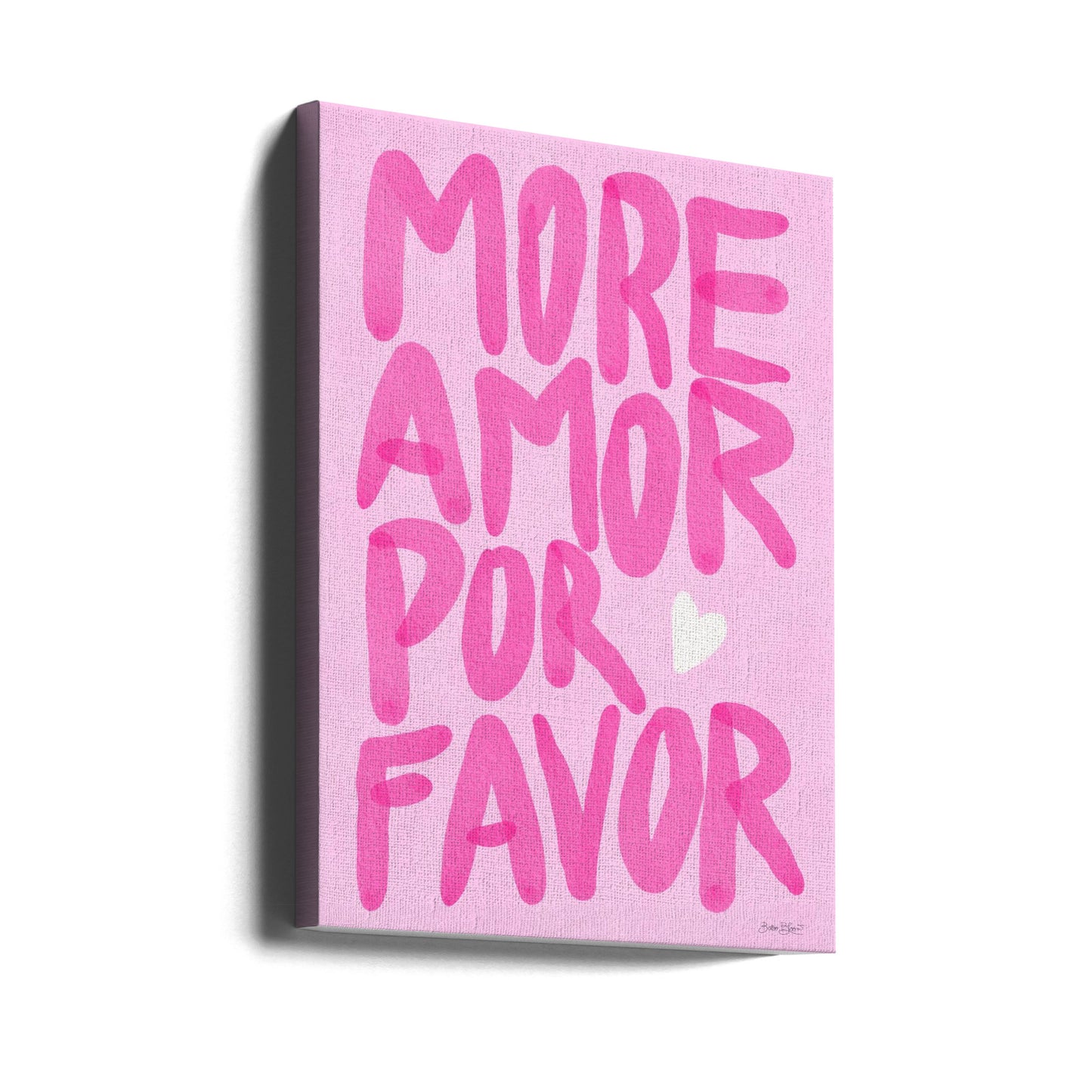 Plus d'amour s'il vous plaît | Tableaux sur Toile