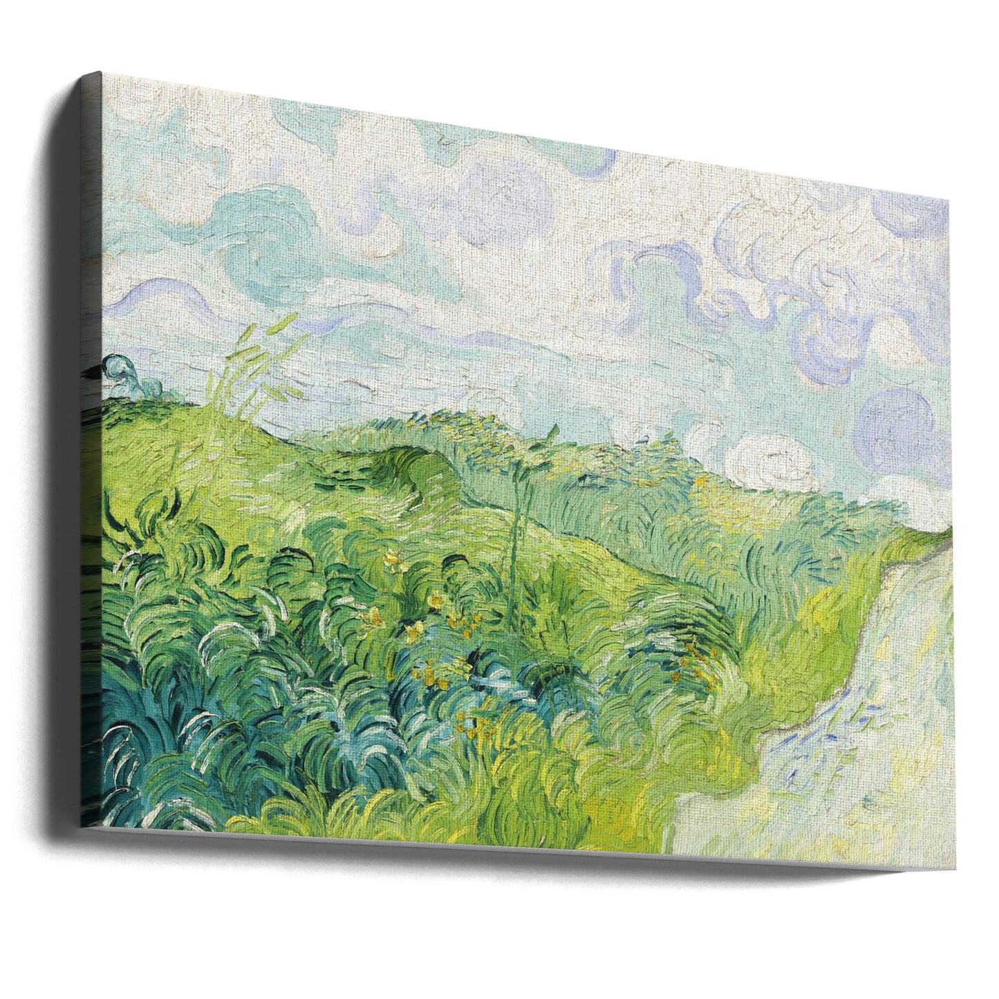 Grønne hveteåkre, Auvers (1890) Av Vincent van Gogh | Lerretsbilder