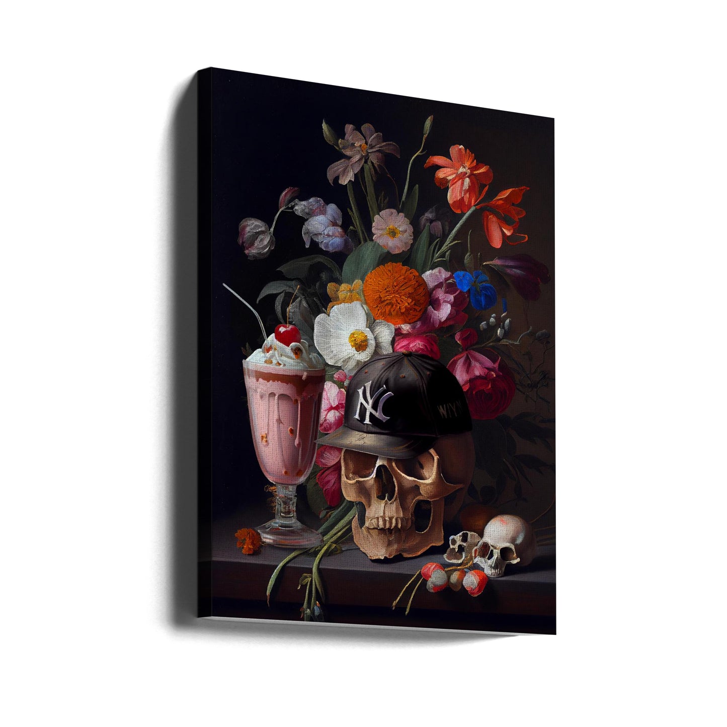 Nature morte au crâne | Tableaux sur Toile