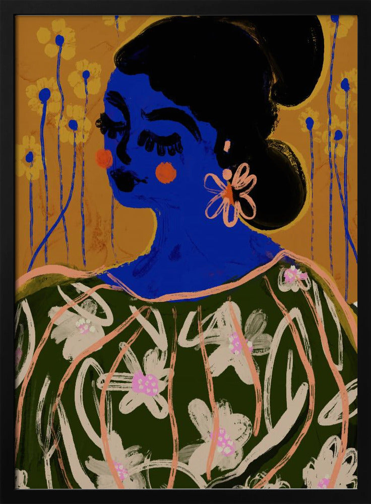 The Blue Woman | Poster