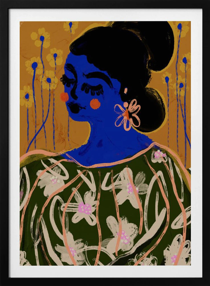 The Blue Woman | Poster