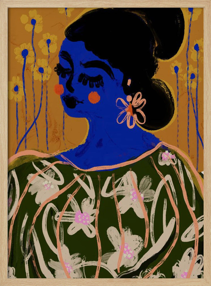 The Blue Woman | Poster