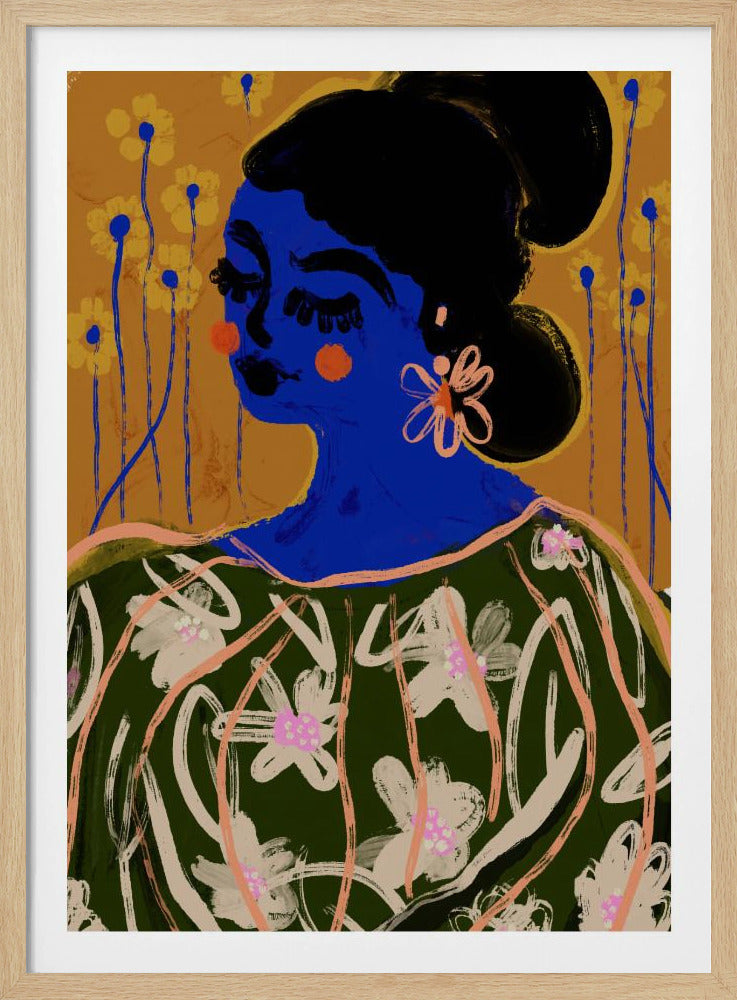 The Blue Woman | Poster