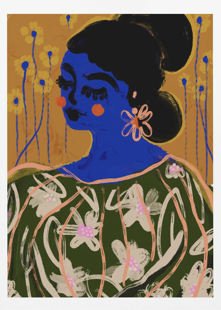 The Blue Woman | Poster