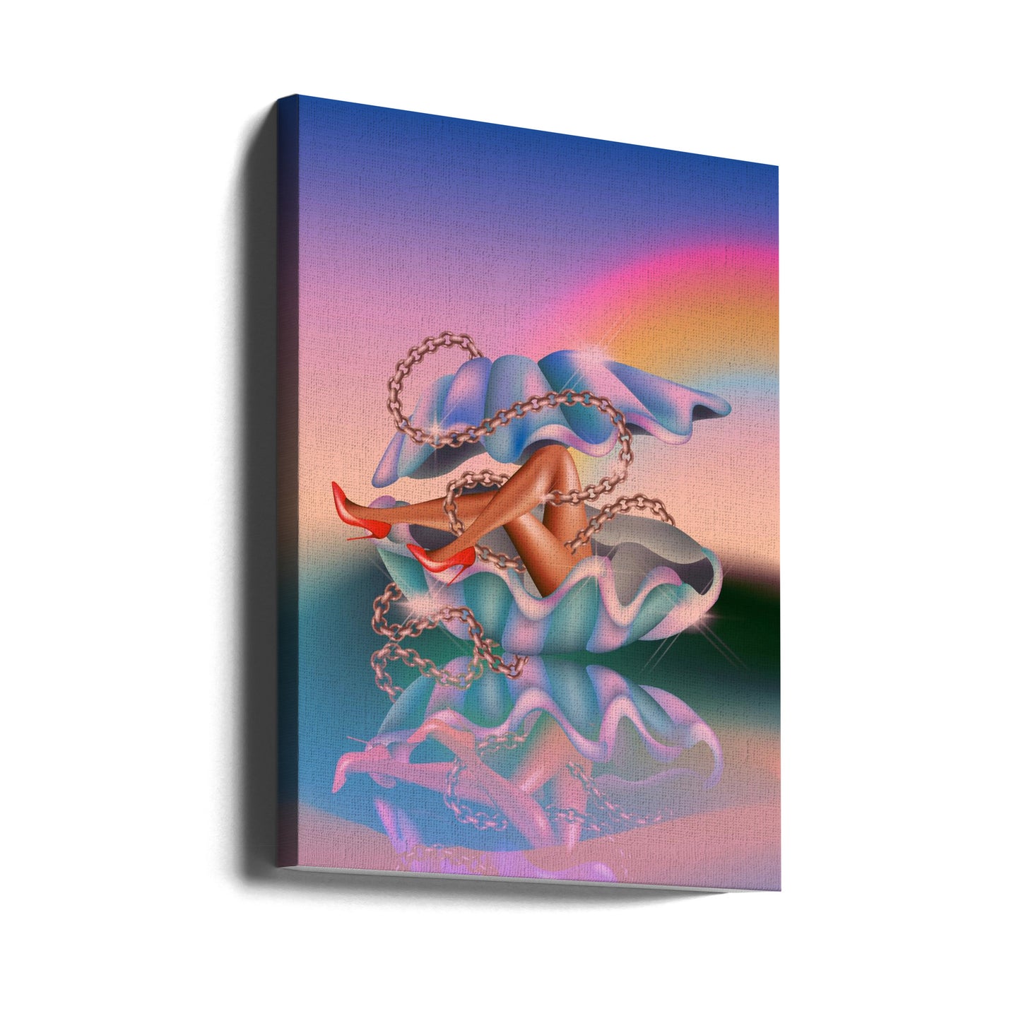 Legs In a Clam | Canvas