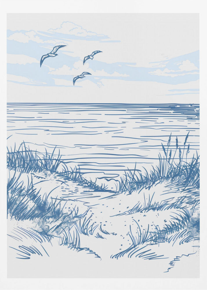 Seascape Sketch | Poster