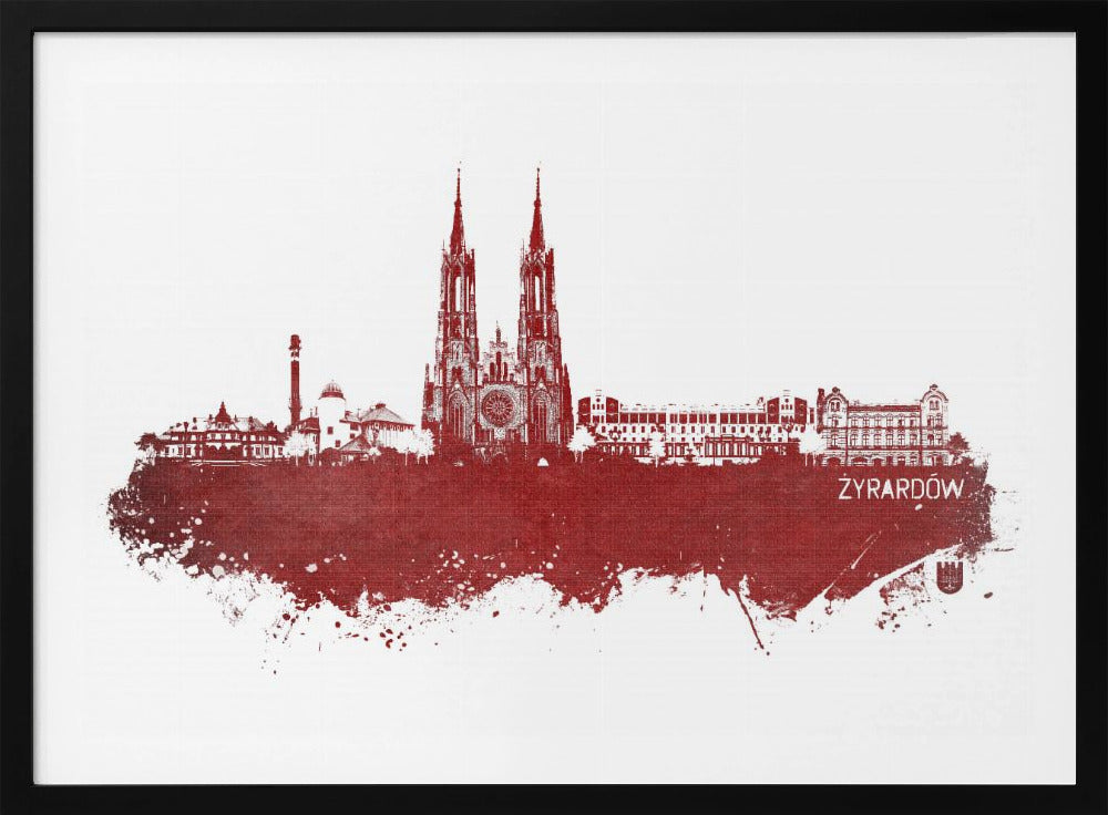 Żyrardów Poland Skyline City Art (3) | Poster