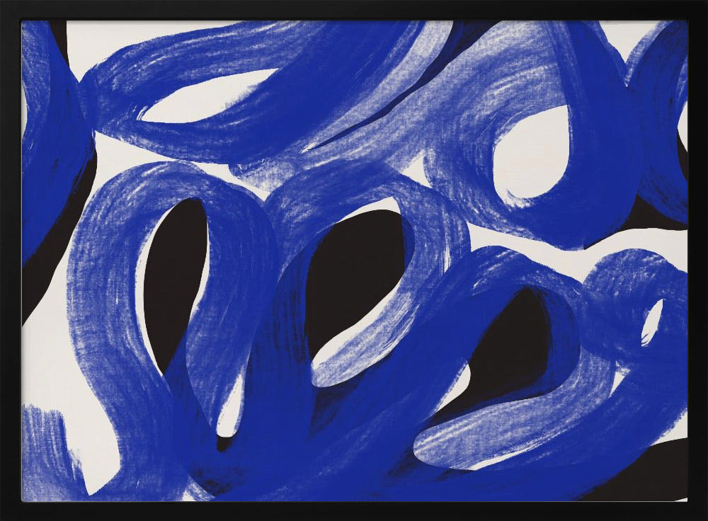 Blue Zen stroke | Poster