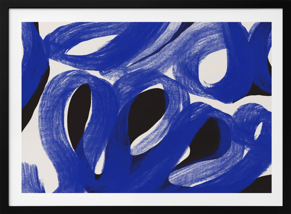 Blue Zen stroke | Poster