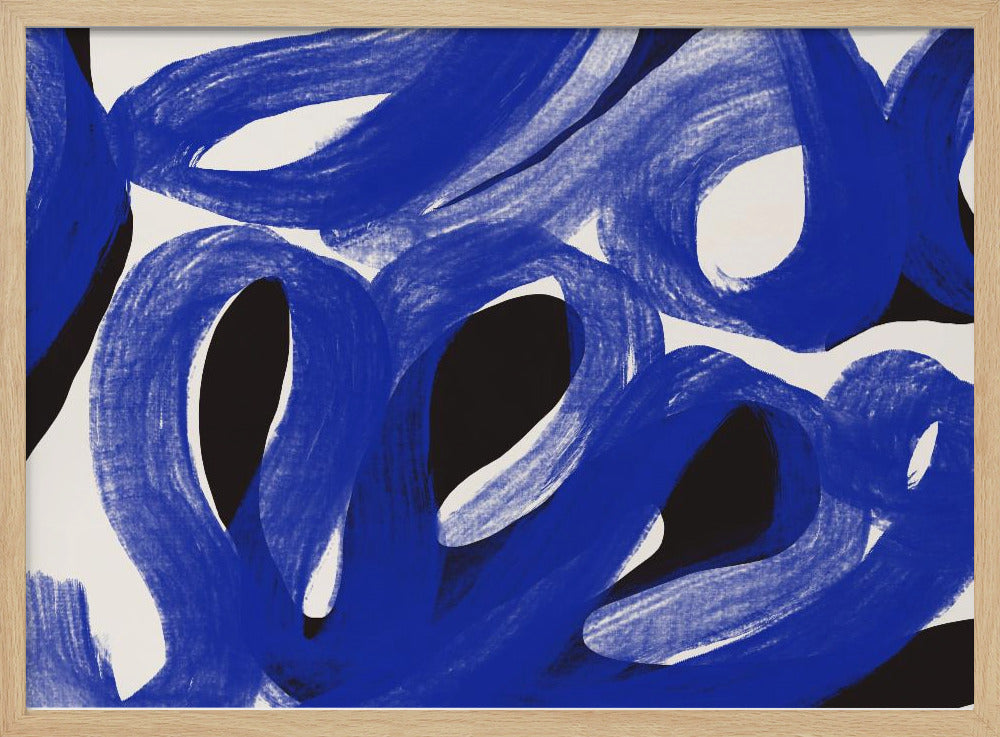 Blue Zen stroke | Poster