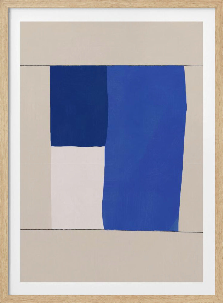 Minimal midcentury geometric block | Poster