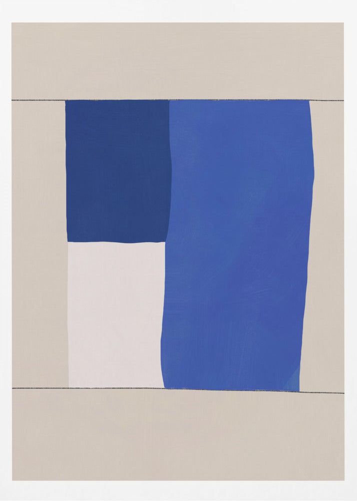 Minimal midcentury geometric block | Poster