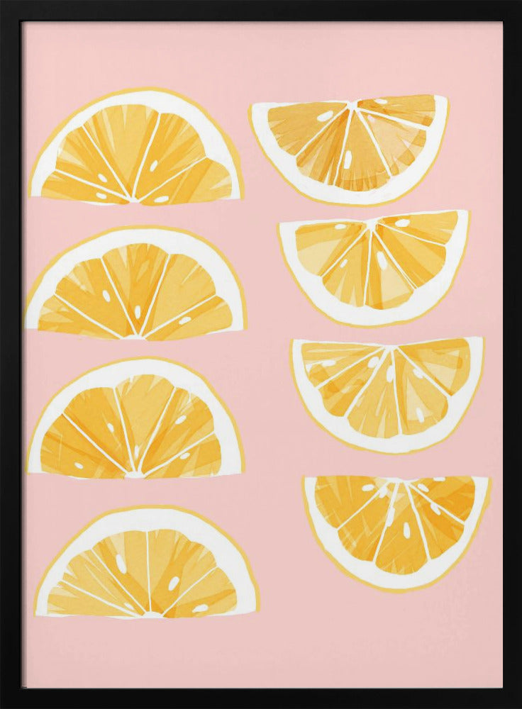 Skivade citroner | Poster