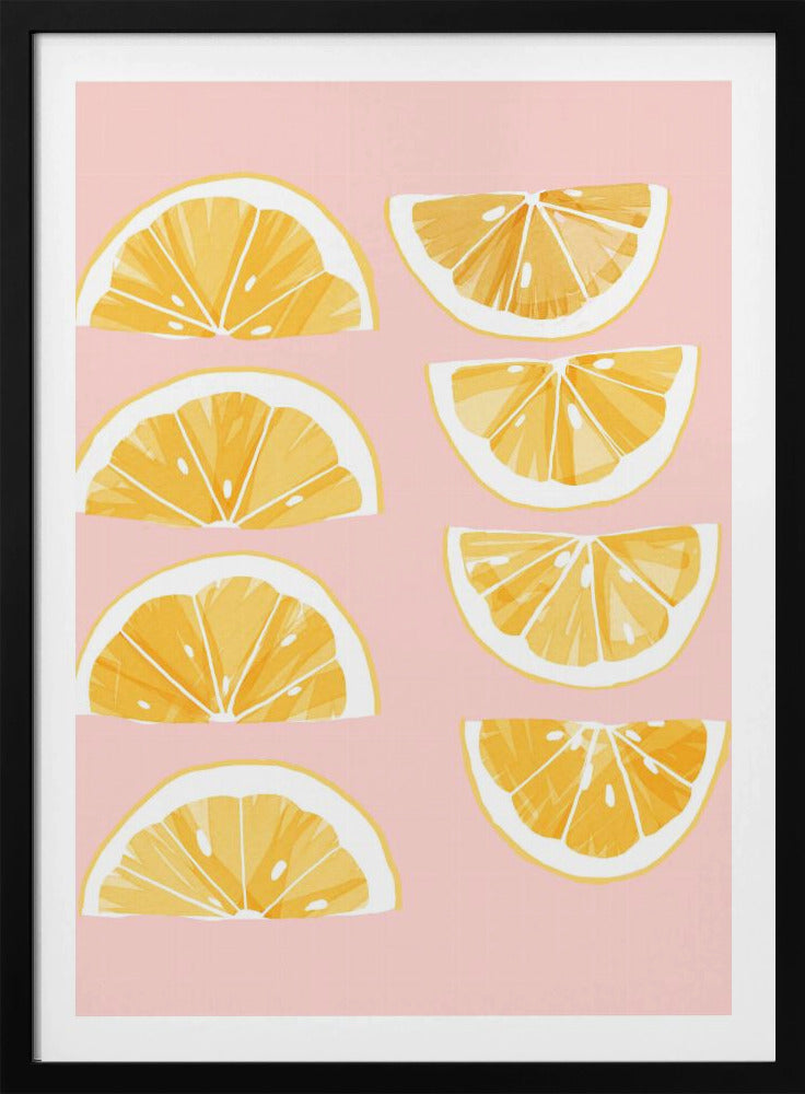 Skivade citroner | Poster