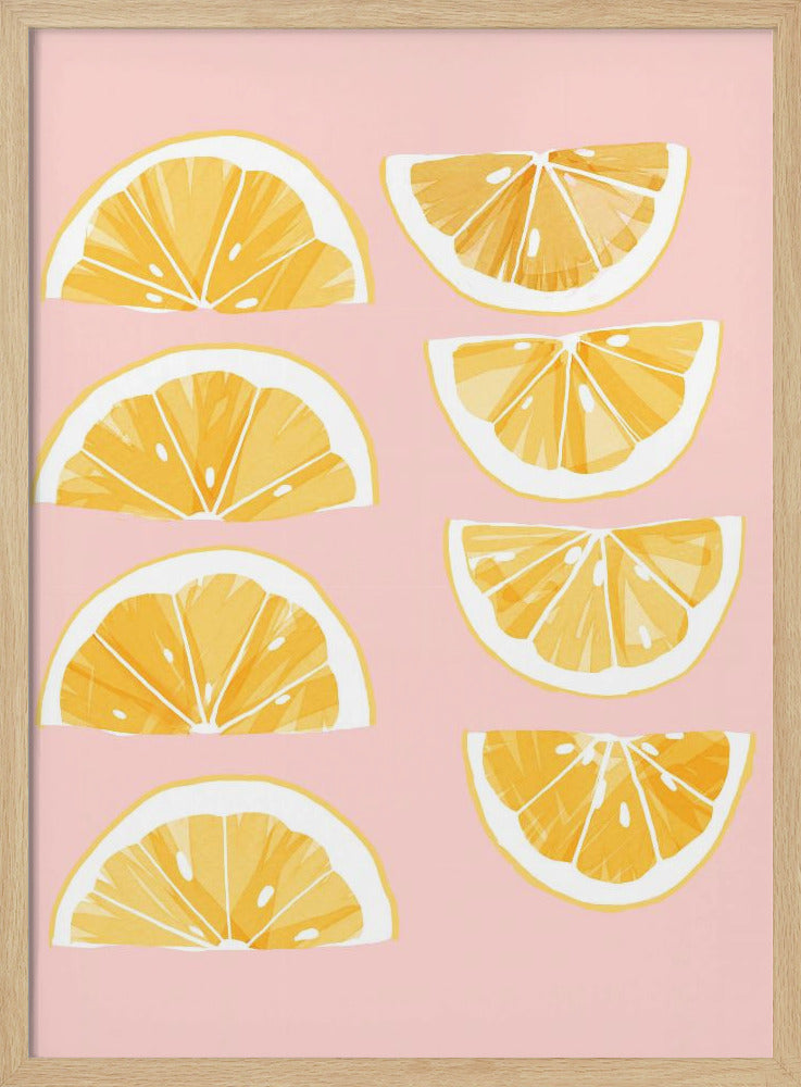 Skivade citroner | Poster