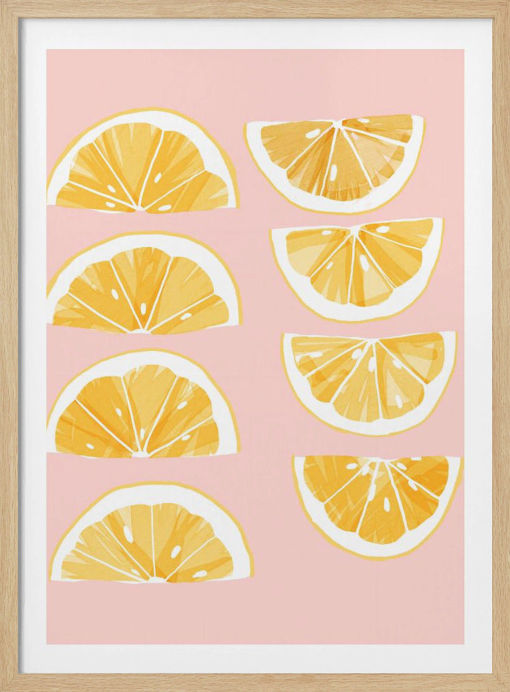 Skivade citroner | Poster