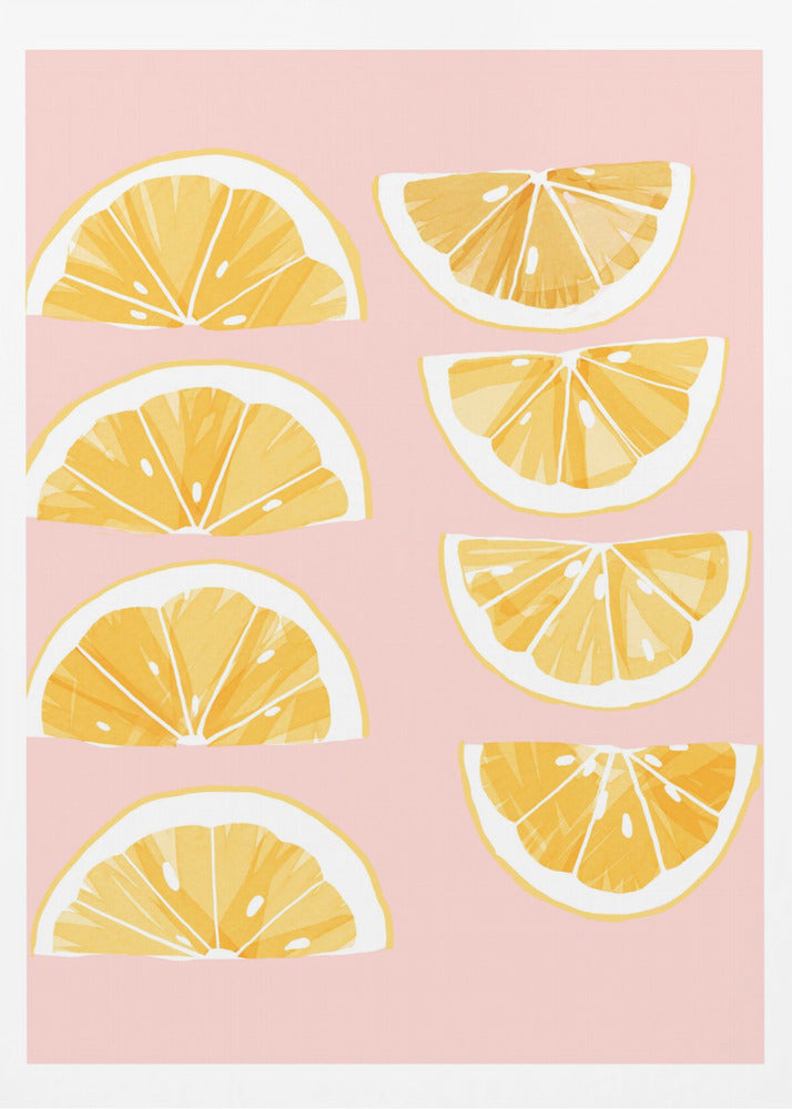 Skivade citroner | Poster