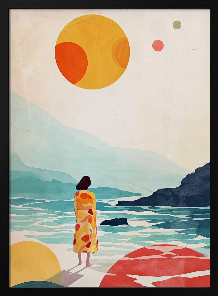 Vacation Watercolor Digital Painting (3) | Poster