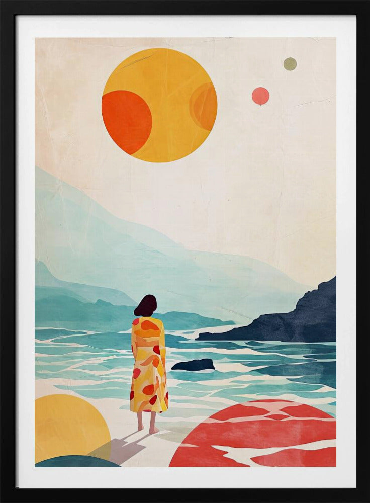 Vacation Watercolor Digital Painting (3) | Poster