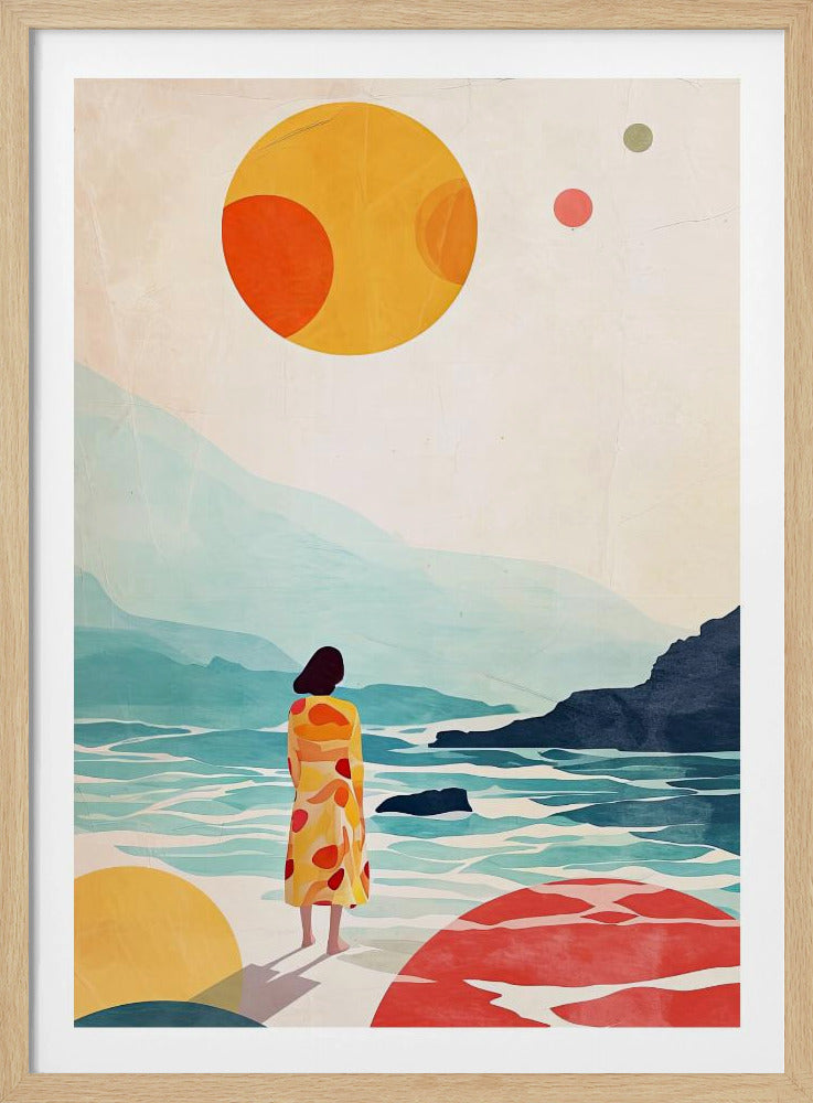 Vacation Watercolor Digital Painting (3) | Poster