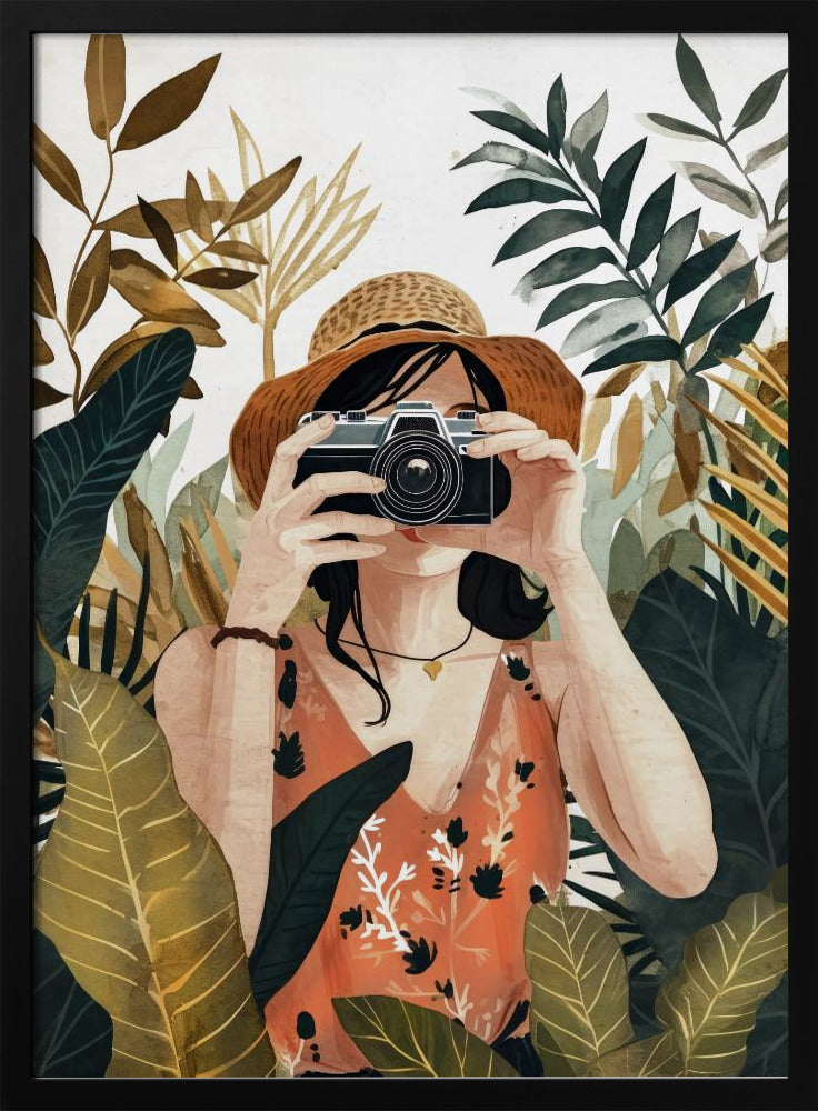 Vacation Watercolor Digital Painting (4) | Poster