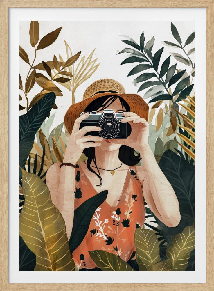 Vacation Watercolor Digital Painting (4) | Poster