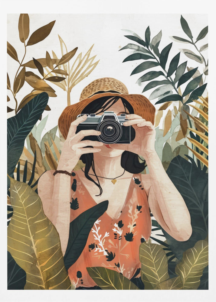 Vacation Watercolor Digital Painting (4) | Poster