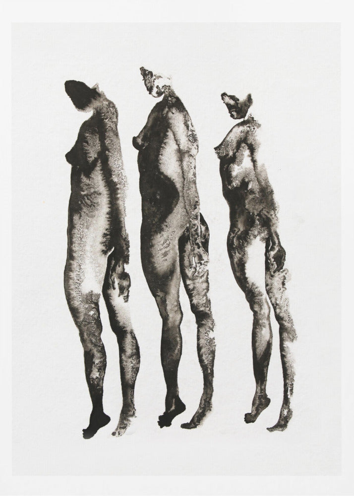 Figure Study 3x | Poster
