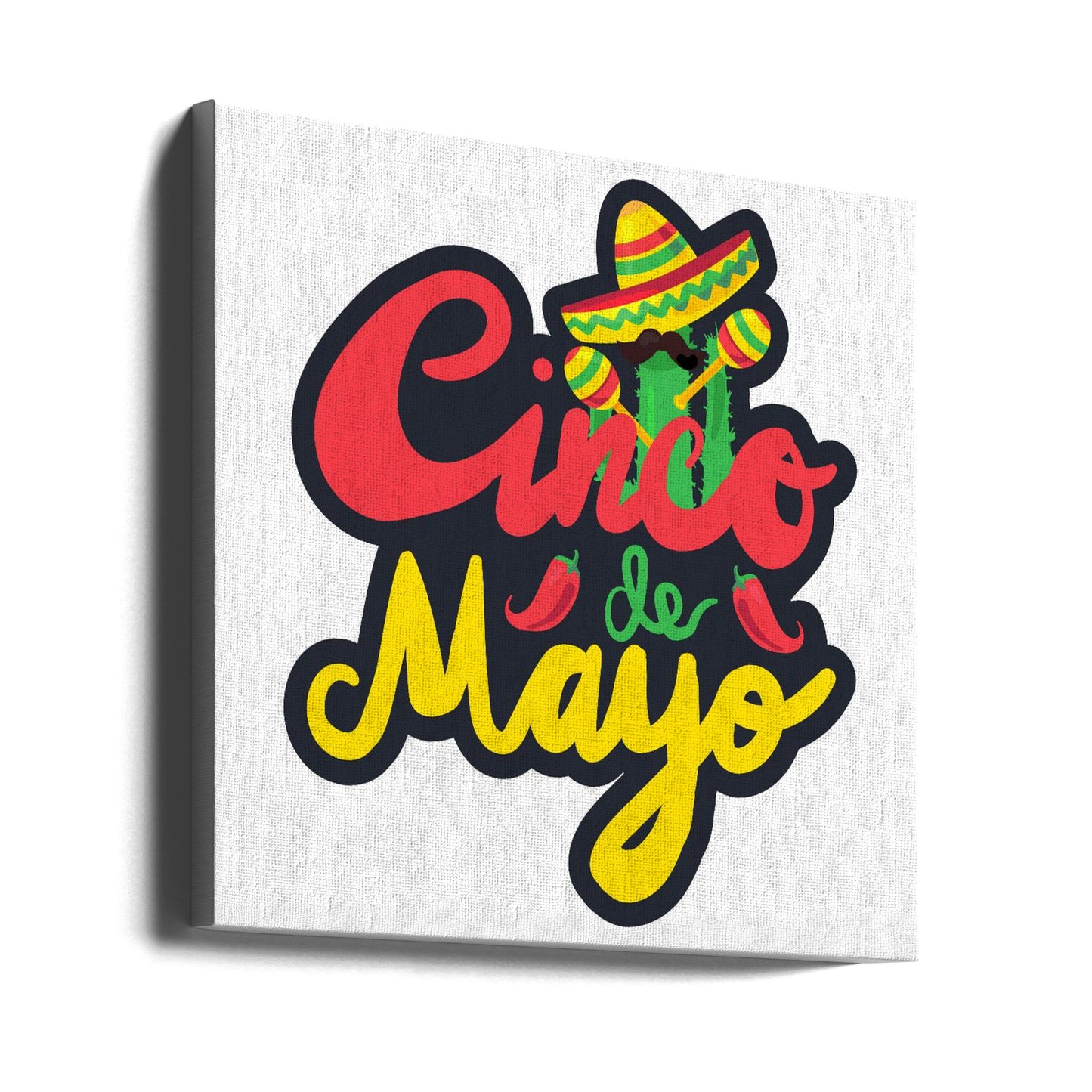 Cartoon Cinco de Mayo Art | Impresiones en Lienzo