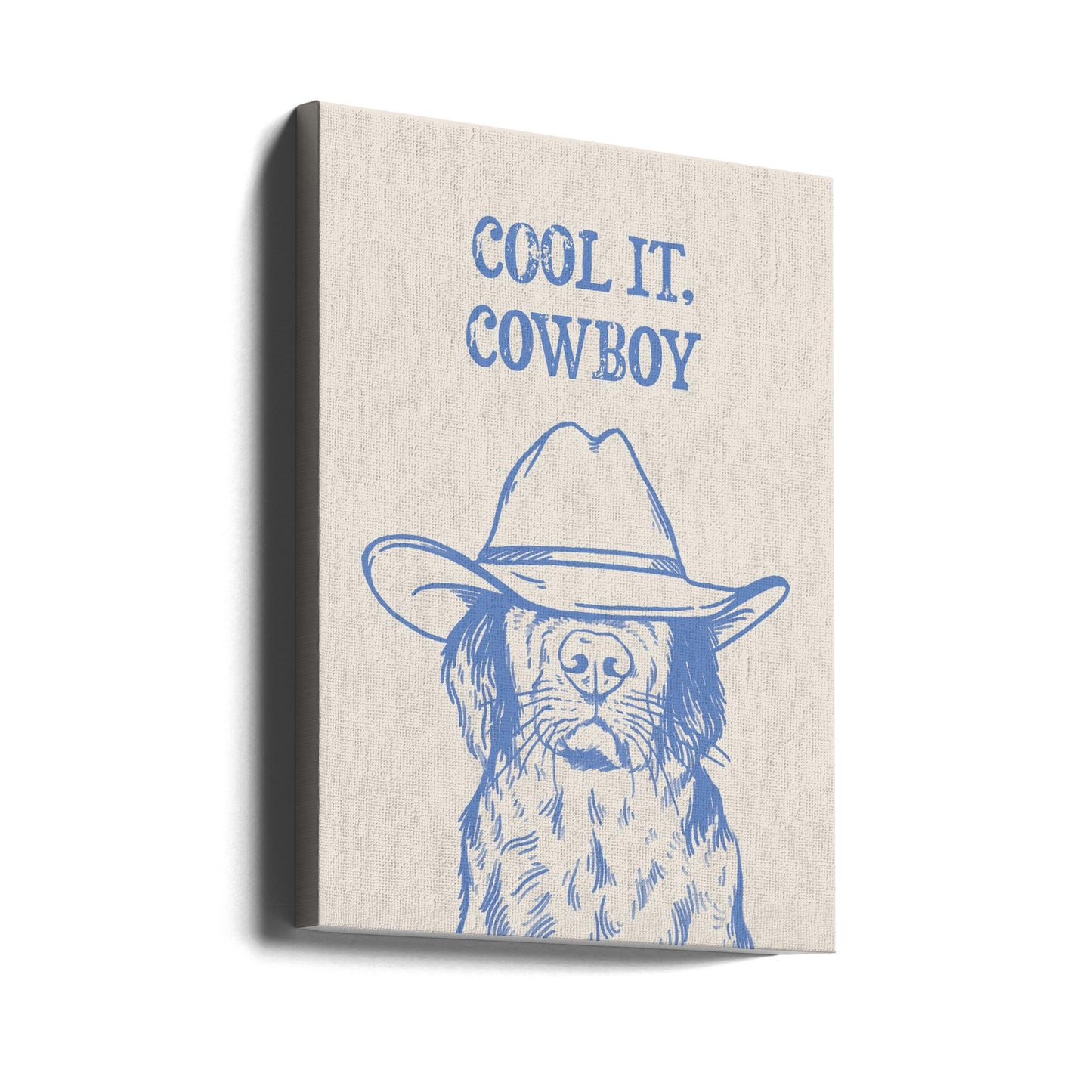 Cool it Cowboy Blue | Stampe su Tela