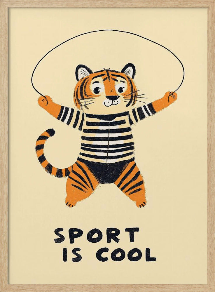 Jumping Tiger Fun | Poster