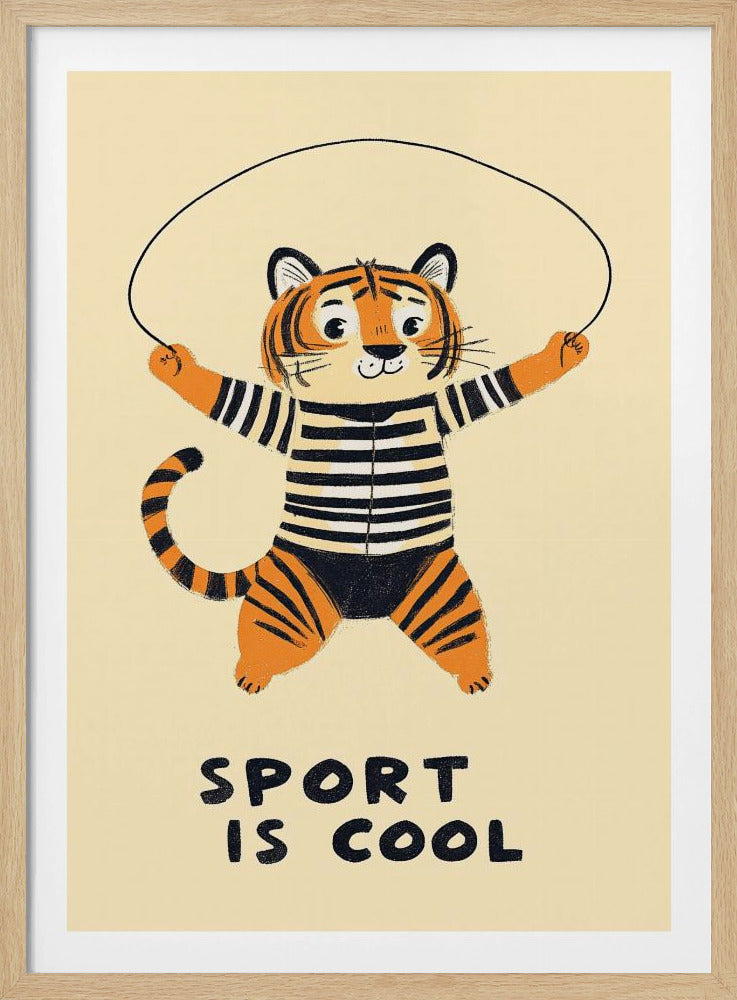 Jumping Tiger Fun | Poster