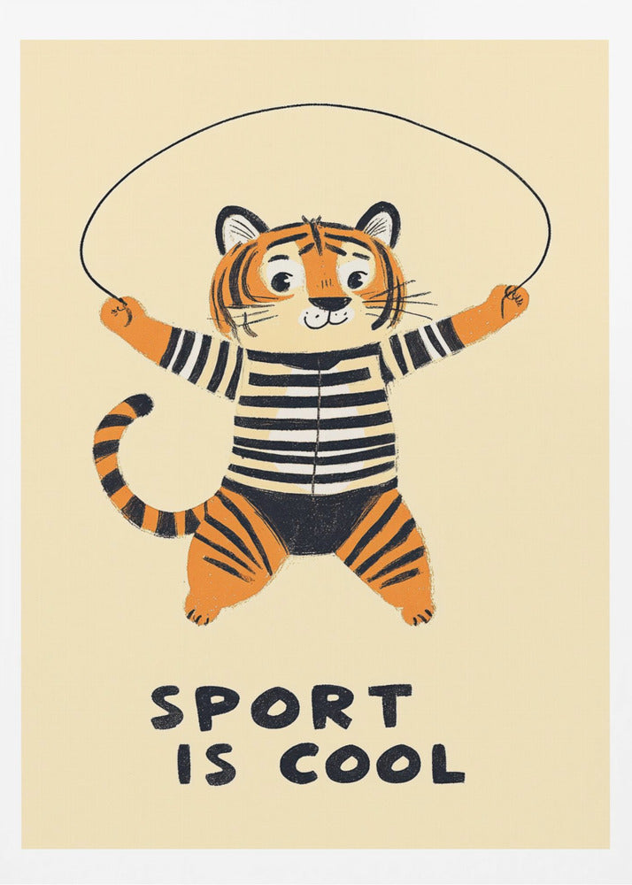 Jumping Tiger Fun | Poster