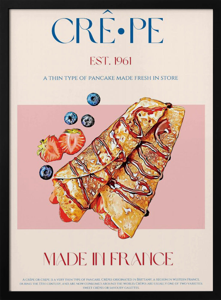 Fransk crêpe-delight | Poster