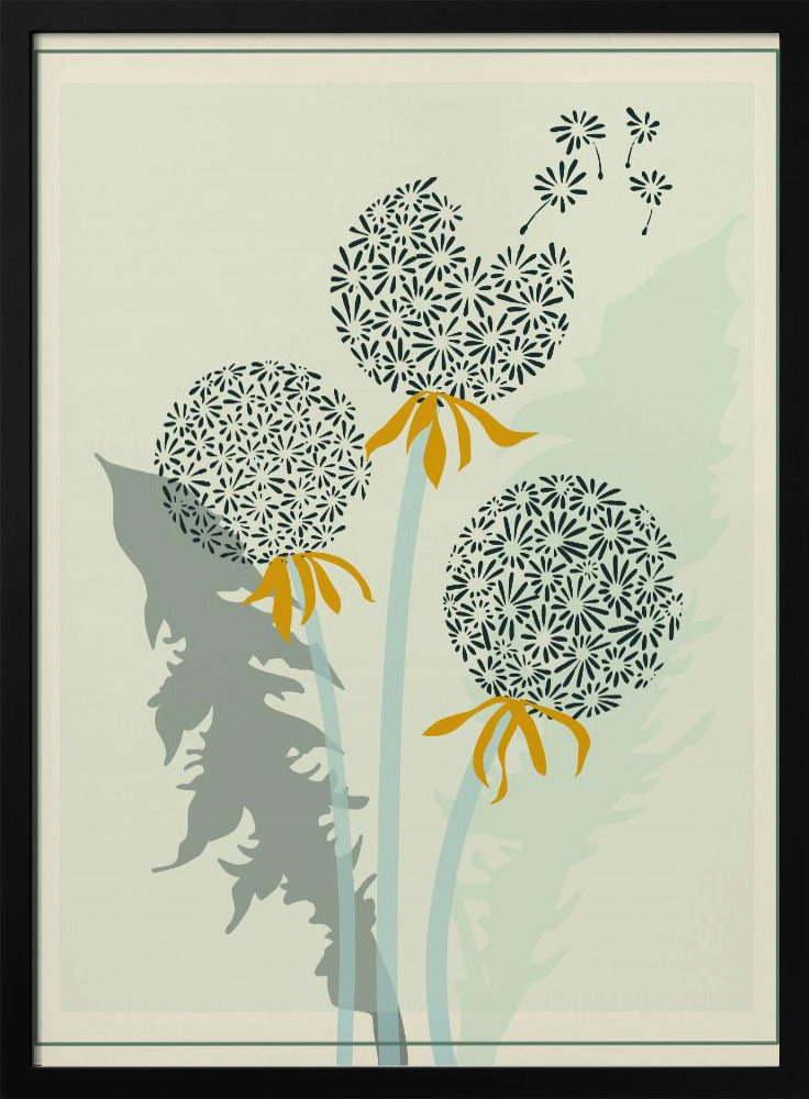 mellow anticipation Dandelion seeds | Poster