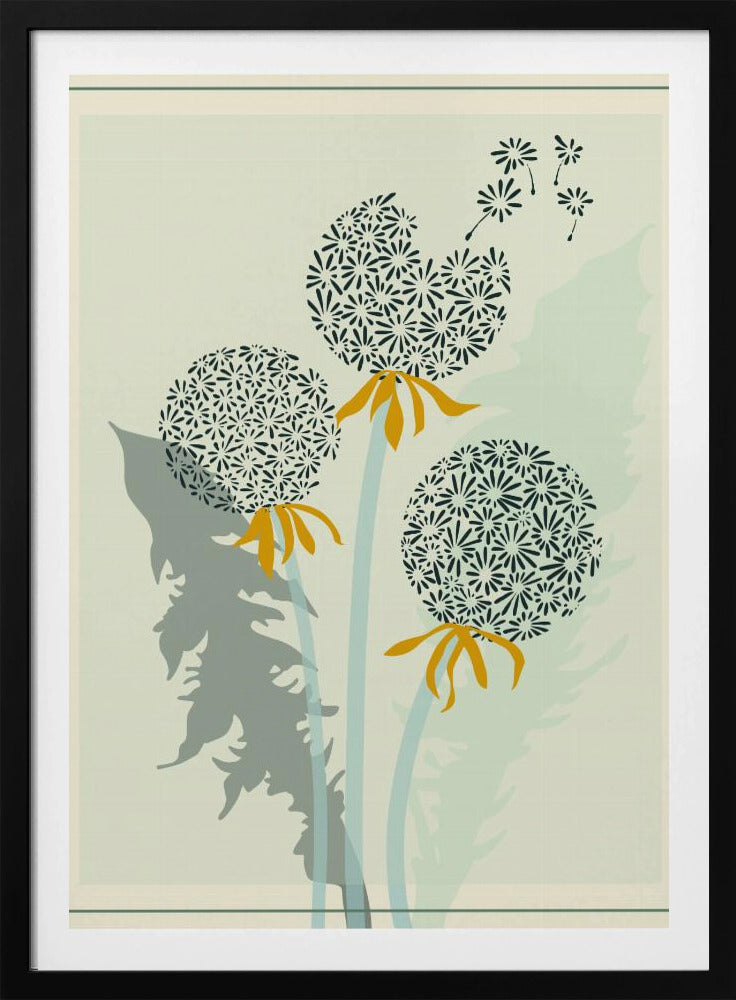 mellow anticipation Dandelion seeds | Poster
