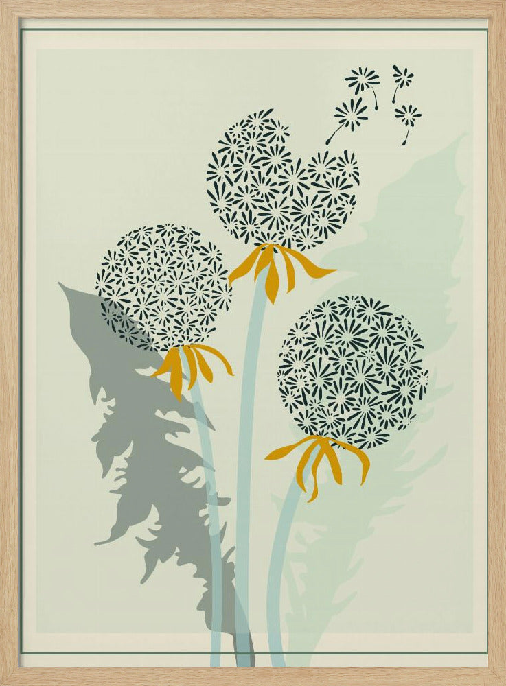 mellow anticipation Dandelion seeds | Poster