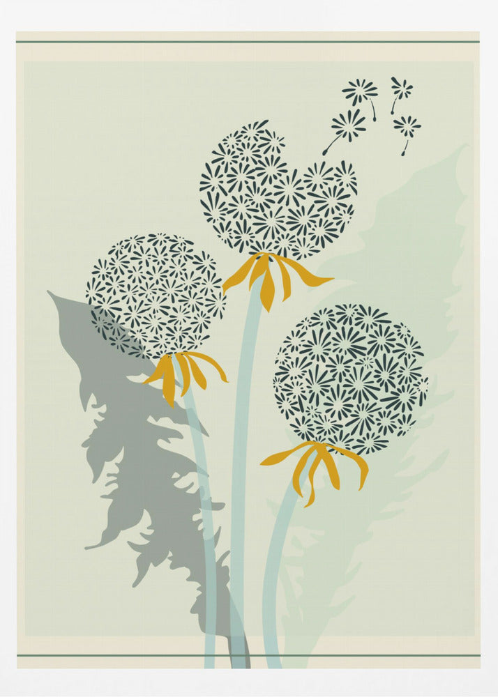 mellow anticipation Dandelion seeds | Poster