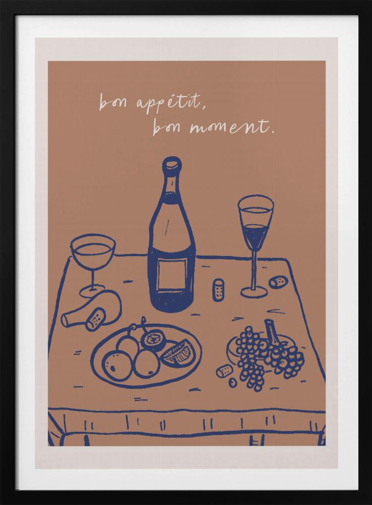 Wine and Fruits | Poster