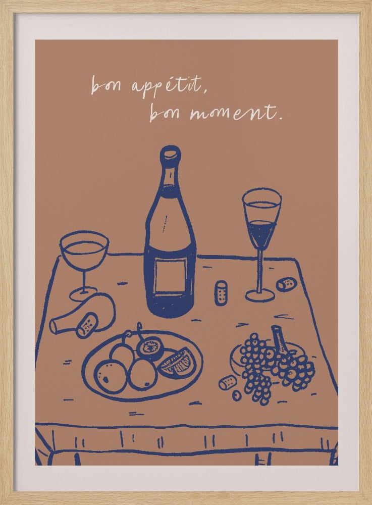 Wine and Fruits | Poster