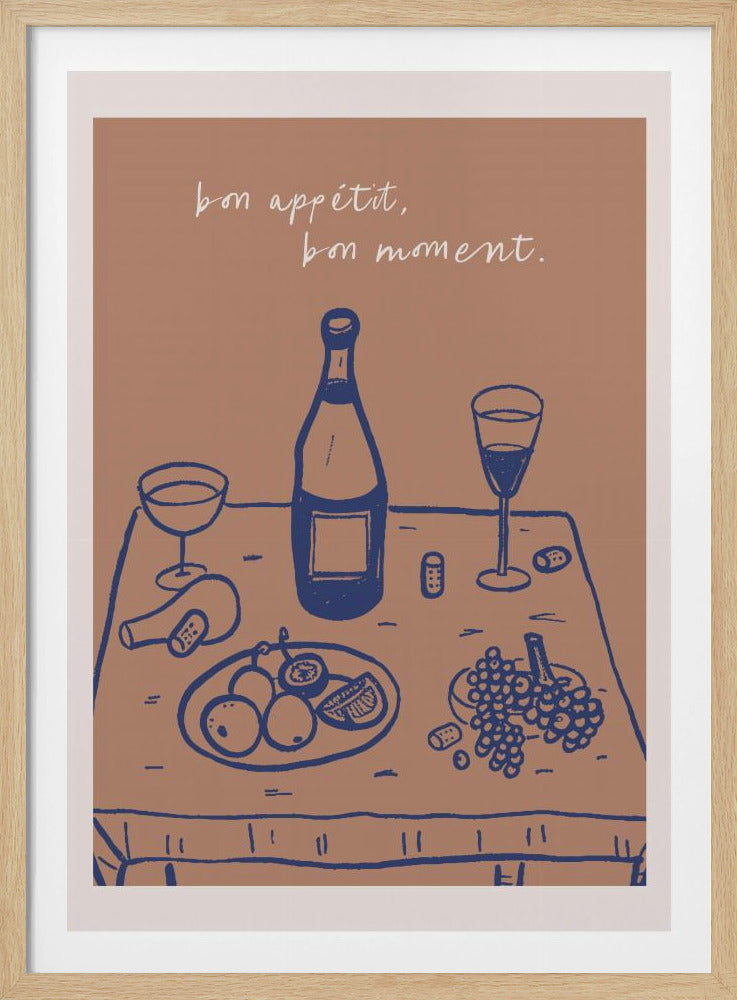 Wine and Fruits | Poster