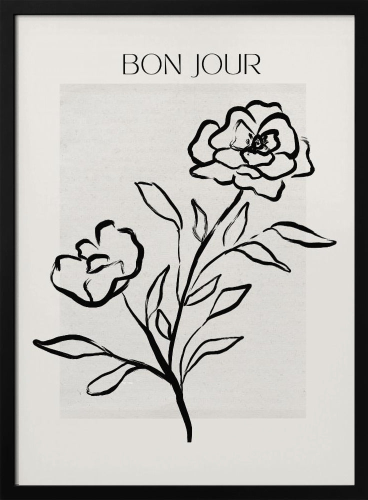 Bonjour Blooms | Poster
